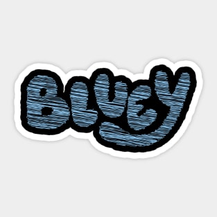 bluey Sticker